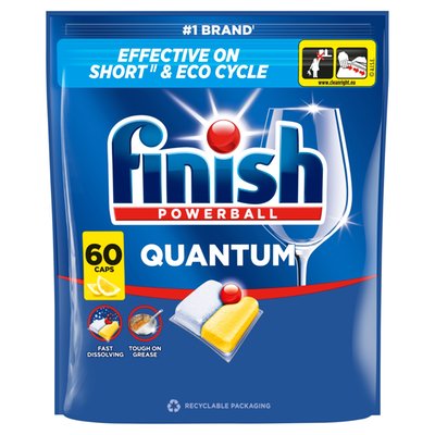 Obrázek Finish Quantum kapsle do myčky nádobí - Lemon 60 ks