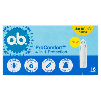 Obrázek O.B. ProComfort Normal tampony 16 ks