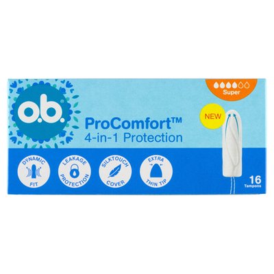 Obrázek O.B. ProComfort Super tampony 16 ks