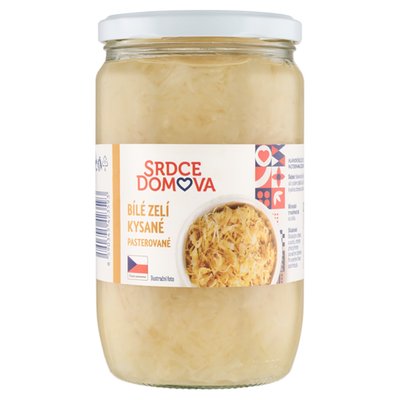 Obrázek Srdce domova Bílé zelí kysané pasterované 640g