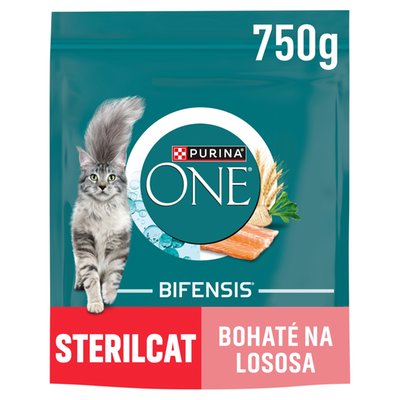 Obrázek Purina ONE Bifensis Sterilised granule pro kočky losos 750g