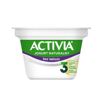 Obrázek ACTIVIA Bílá Bezlaktózová 165g