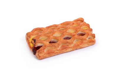 Obrázek Mřížka pudink a jahody