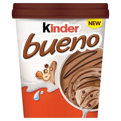 Obrázek Kinder Bueno Mražený mléčný krém lískoořechový s kousky sušenek v jemné mléčné čokoládě 455ml
