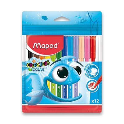 Obrázek Maped Color'Peps Ocean dětské fixy - 12 barev