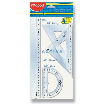 Obrázek Maped Cristal Sada pravítek