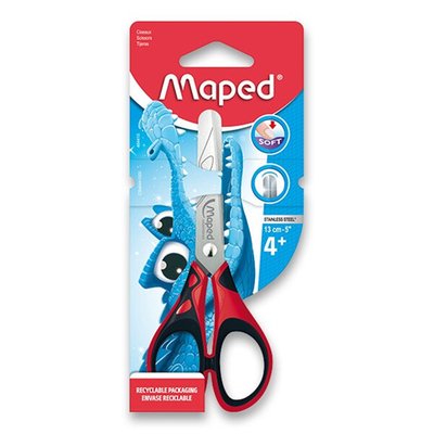 Obrázek Maped Essentials Soft Nůžky - 13 cm, mix barev
