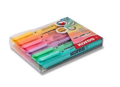 Obrázek Kores High Liner Plus zvýrazňovač 6 barev