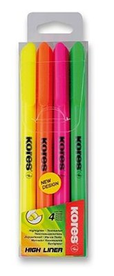 Obrázek Kores High Liner - zvýrazňovač - 4 barvy