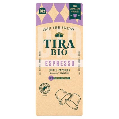 Obrázek Tira Espresso bio pražená mletá káva v kapslích 10 x 5g (50g)