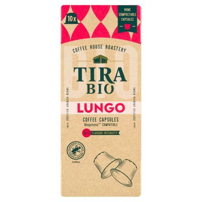 Obrázek Tira Lungo bio pražená mletá káva v kapslích 10 x 5g (50g)