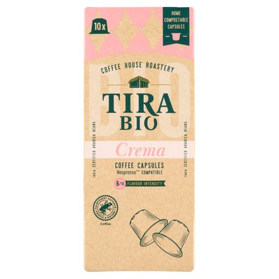Obrázek Tira Crema bio pražená mletá káva v kapslích 10 x 5g (50g)