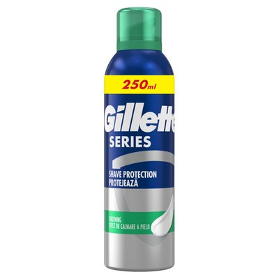 Obrázek Gillette Series Zklidňující Pěna Na Holení S Aloe Vera, 250ml