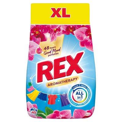 Obrázek REX Aromatherapy Color přípravek pro praní prádla 45 praní 2,25kg