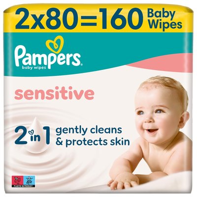 Obrázek PAMPERS UBROUSKY SENSITIVE 160 KS