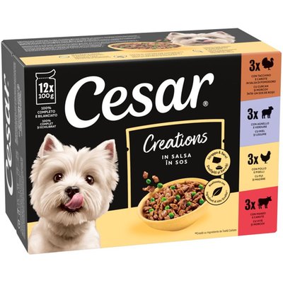 Obrázek Cesar kapsička Selection v omáčce 12pack