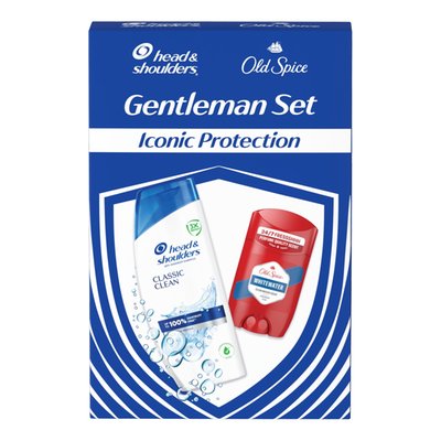 Obrázek Dárková sada Head & Shoulders Classic Clean šampon a Old Spice Whitewater tuhý deodorant