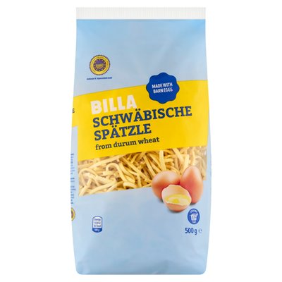 Obrázek BILLA Schwäbische Spätzle 500g