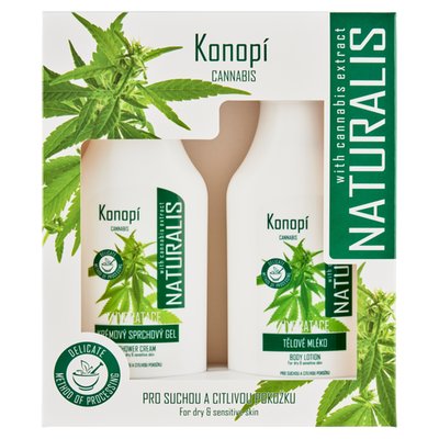 Obrázek Naturalis Konopí dárková sada 2 x 350ml