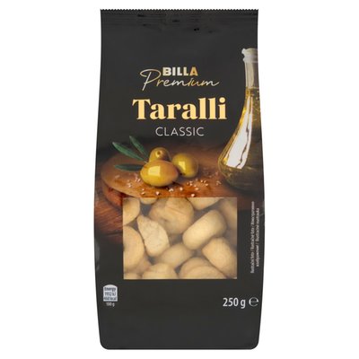 Obrázek BILLA Premium Taralli Classic sušenky s extra panenským olivovým olejem 250g