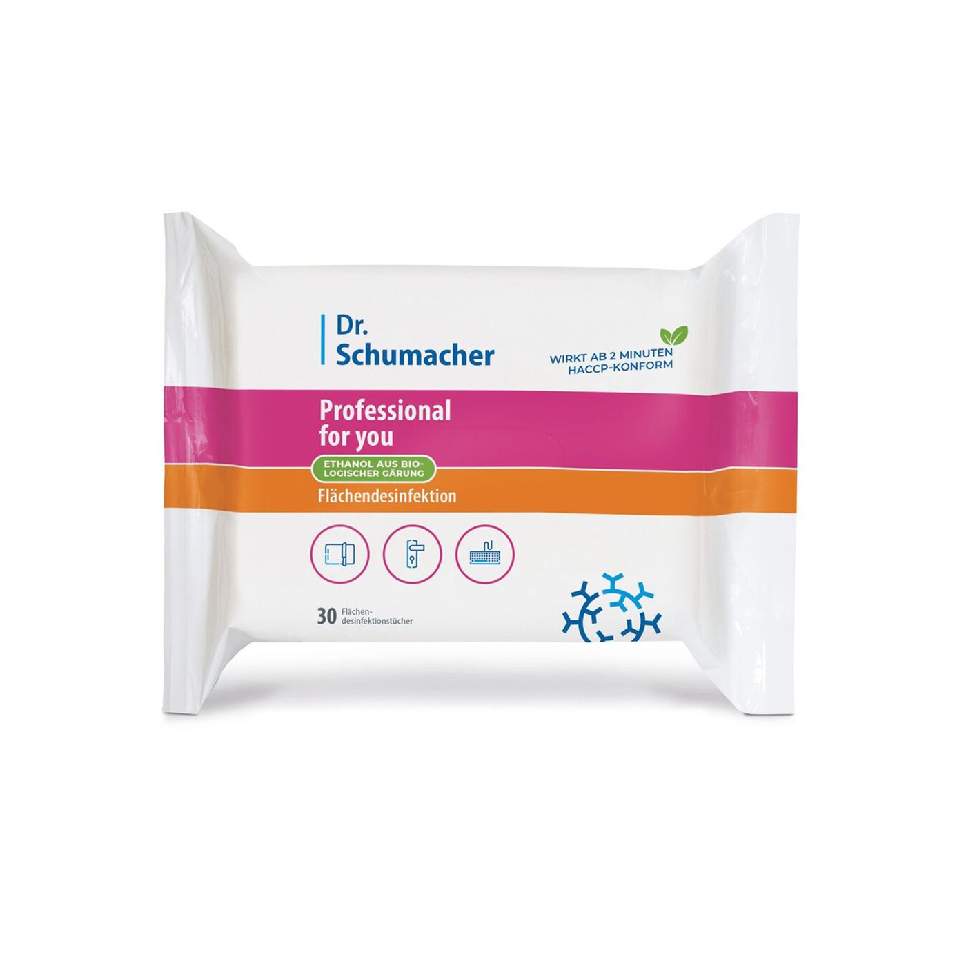 Gallery Image of Flächendesinfektionstücher Professional, Oberflächendesinfektion gegen Bakterien und Viren, parfümfrei