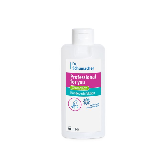 Product Image of Händedesinfektionslösung Professional, Handdesinfektion gegen Viren Bakterien Pilze, parfümfrei, Sprühflasche 500 ml