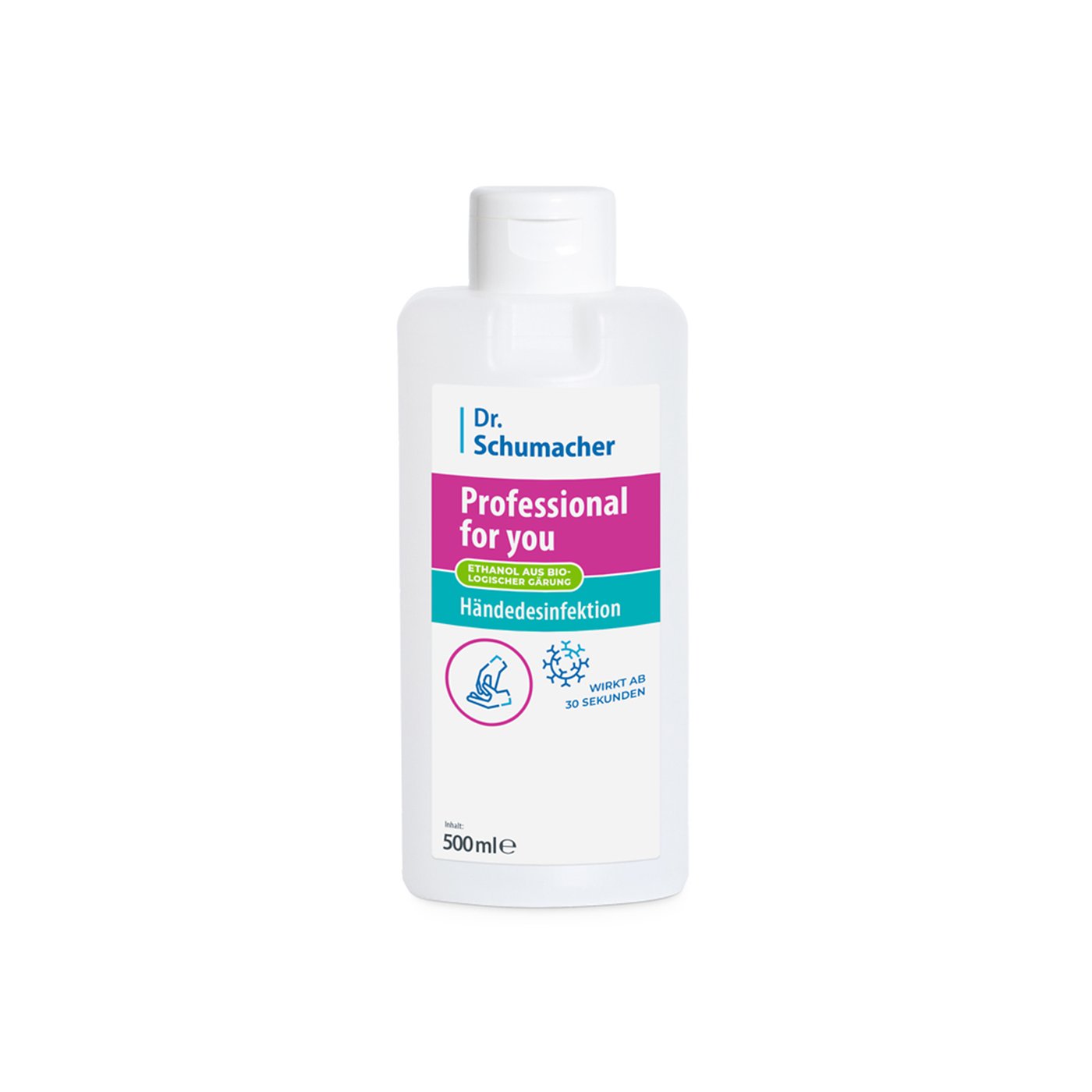 Gallery Image of Händedesinfektionslösung Professional, Handdesinfektion gegen Viren Bakterien Pilze, parfümfrei, Sprühflasche 500 ml