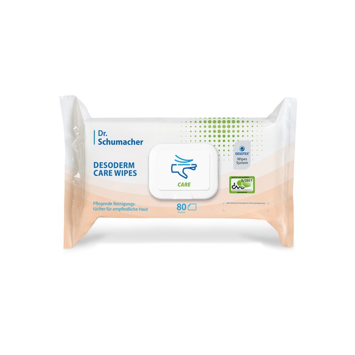 Product Image of DESODERM Care Wipes Feuchttücher, Reinigungstücher sensible Haut, alkoholfrei, Aloe Vera