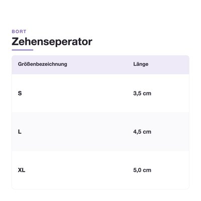 Gallery Image of Bort Zehenseparator PediSoft, Silikon-Gel-Zehentrenner bei überlagerten Zehen, Druckentlastung, strapazierfähig