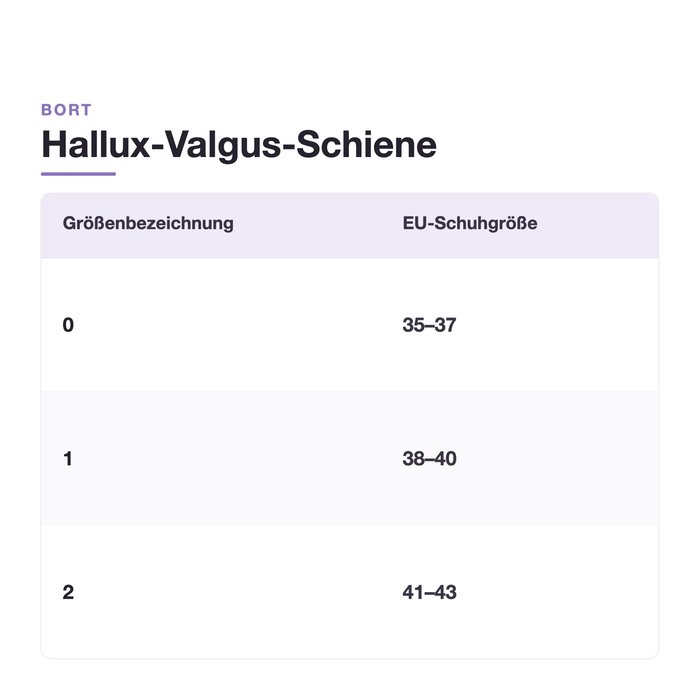 Product Image of Bort Hallux-Valgus-Schiene PediSoft TexLine, Korrekturschiene Großzehe Tag und Nacht, Memory-Effekt, beige