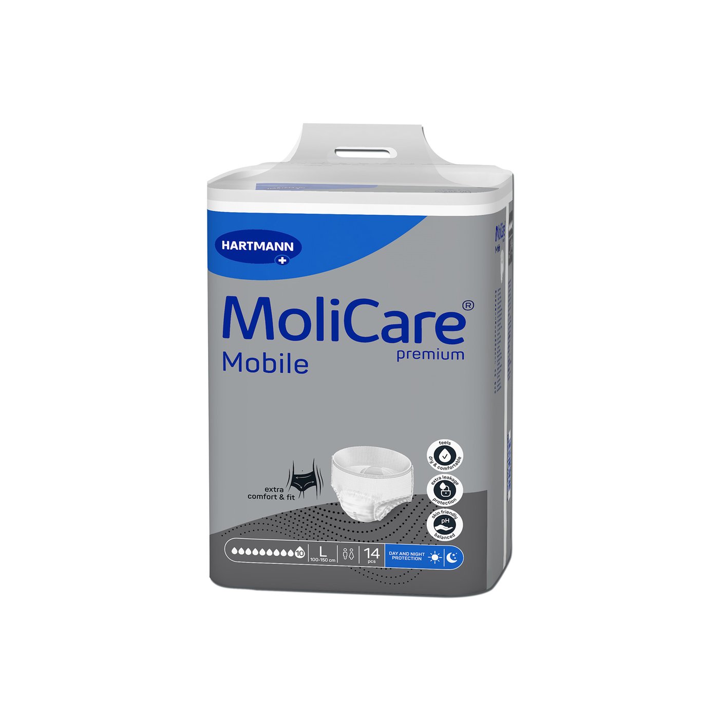 Gallery Image of MoliCare Premium Mobile 10 Tropfen, Inkontinenzhose schwere Blasenschwäche, Nässeindikator, diskret wie Unterwäsche