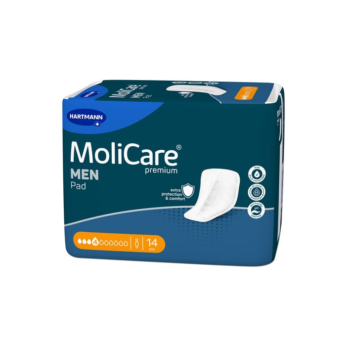 Product Image of MoliCare Premium Men Pad, Inkontinenzeinlage für Männer mittlere Blasenschwäche, 4 Tropfen, SkinGuard-Technologie