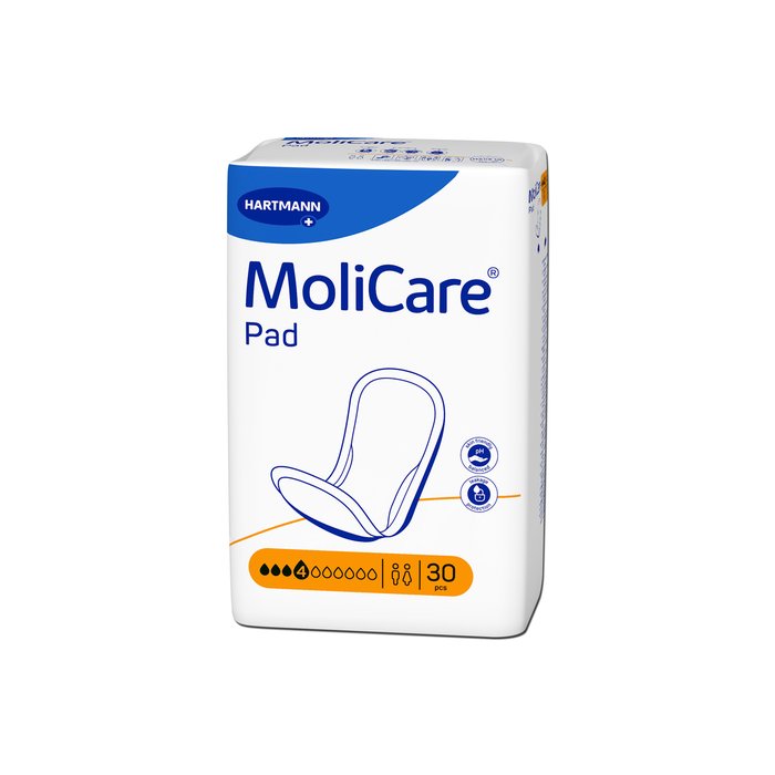 Product Image of MoliCare Pad 4 Tropfen, Inkontinenzeinlage Unisex mittlere Blasenschwäche, Tag und Nacht, geruchshemmend