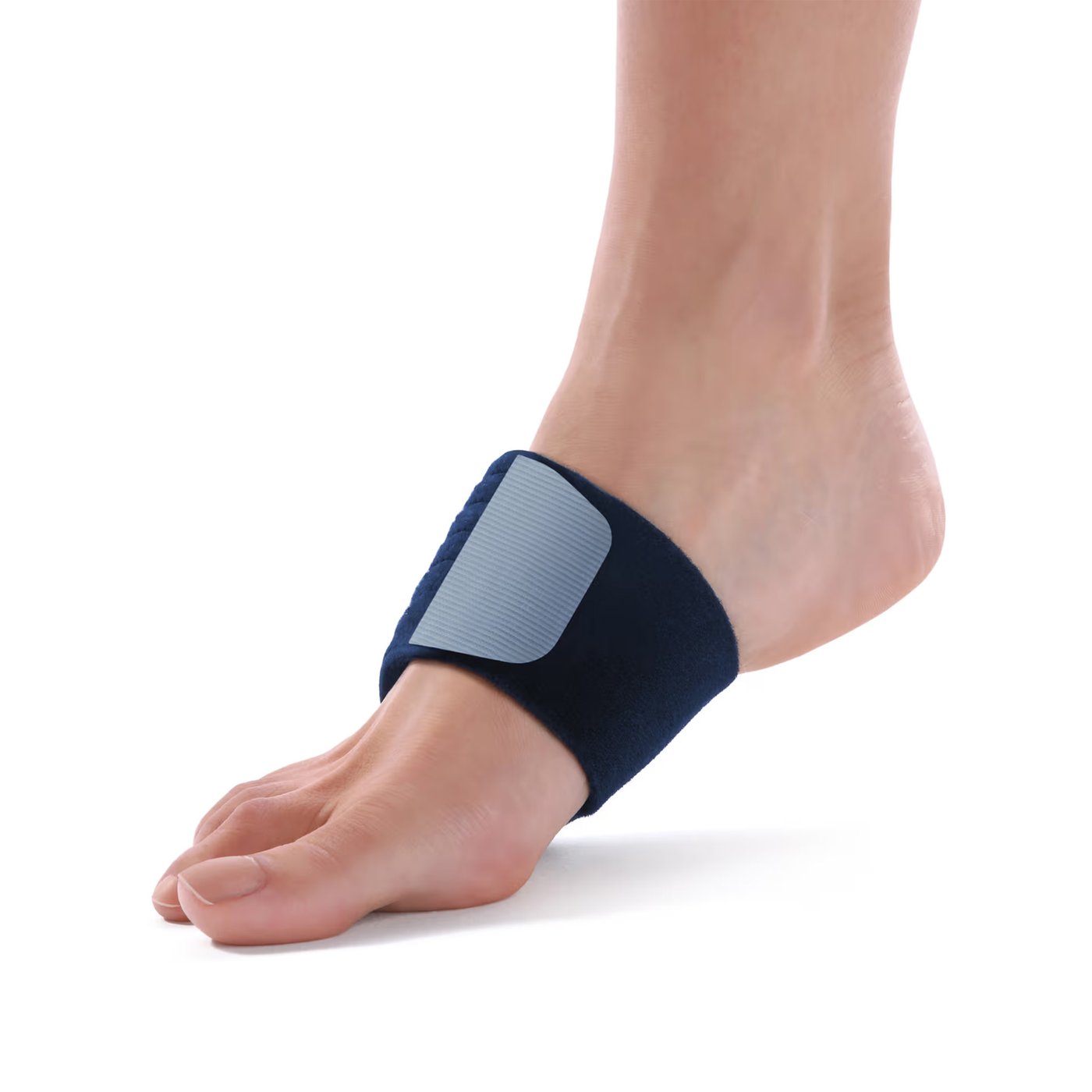 Gallery Image of AIRCAST Mittelfußbandage HalguStrap, Hallux-Bandage bei Großzehenfehlstellung, Gewölbepelotte, blau
