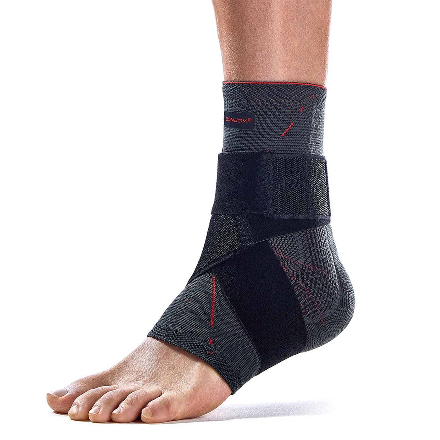 Gallery Image of DONJOY Sprunggelenkbandage MalleoForce Plus, Knöchelstabilisierung 8er-Gurt, beidseitig, verstärkte Kompression