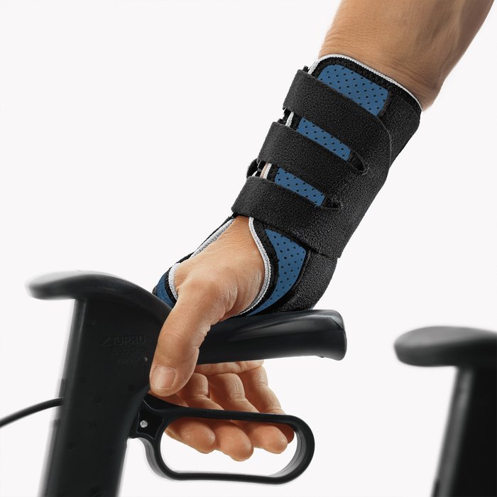 Product Image of Bort Handgelenkorthese Generation, Handgelenkstabilisierung volar und dorsal, atmungsaktiv, Verschlusszügel, blau