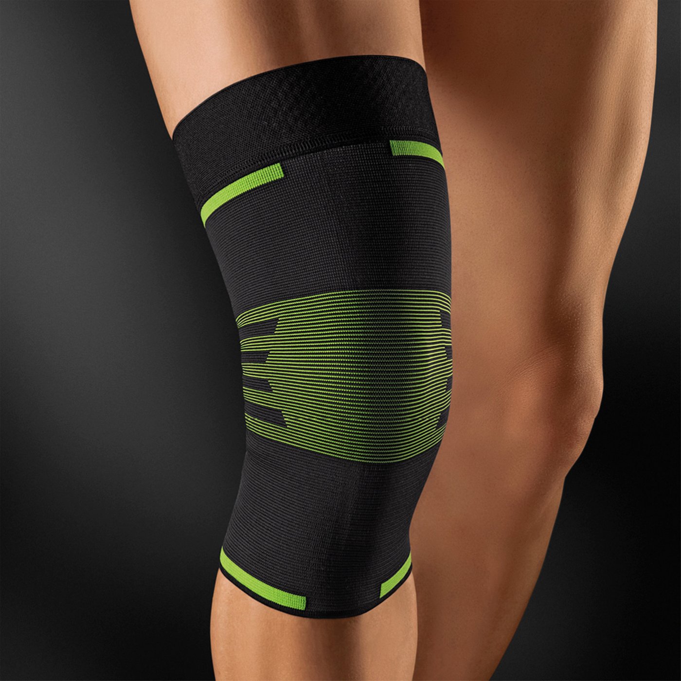 Gallery Image of Kniebandage ActiveColor Sport Silikonhaftband Kompressionsklasse II