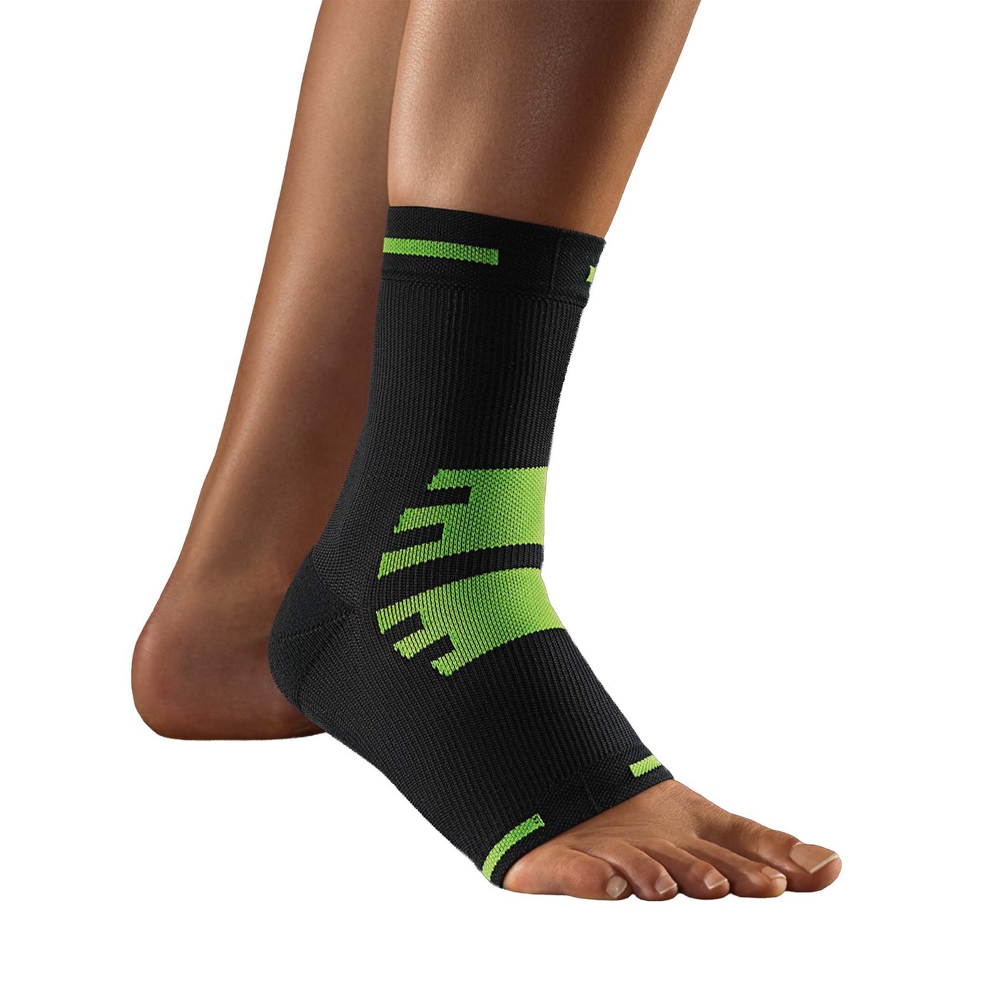 Gallery Image of Bort Knöchelbandage ActiveColor Sport, Sport-Knöchelstabilisierung Kompressionsklasse II, Pendelferse, schwarz-grün