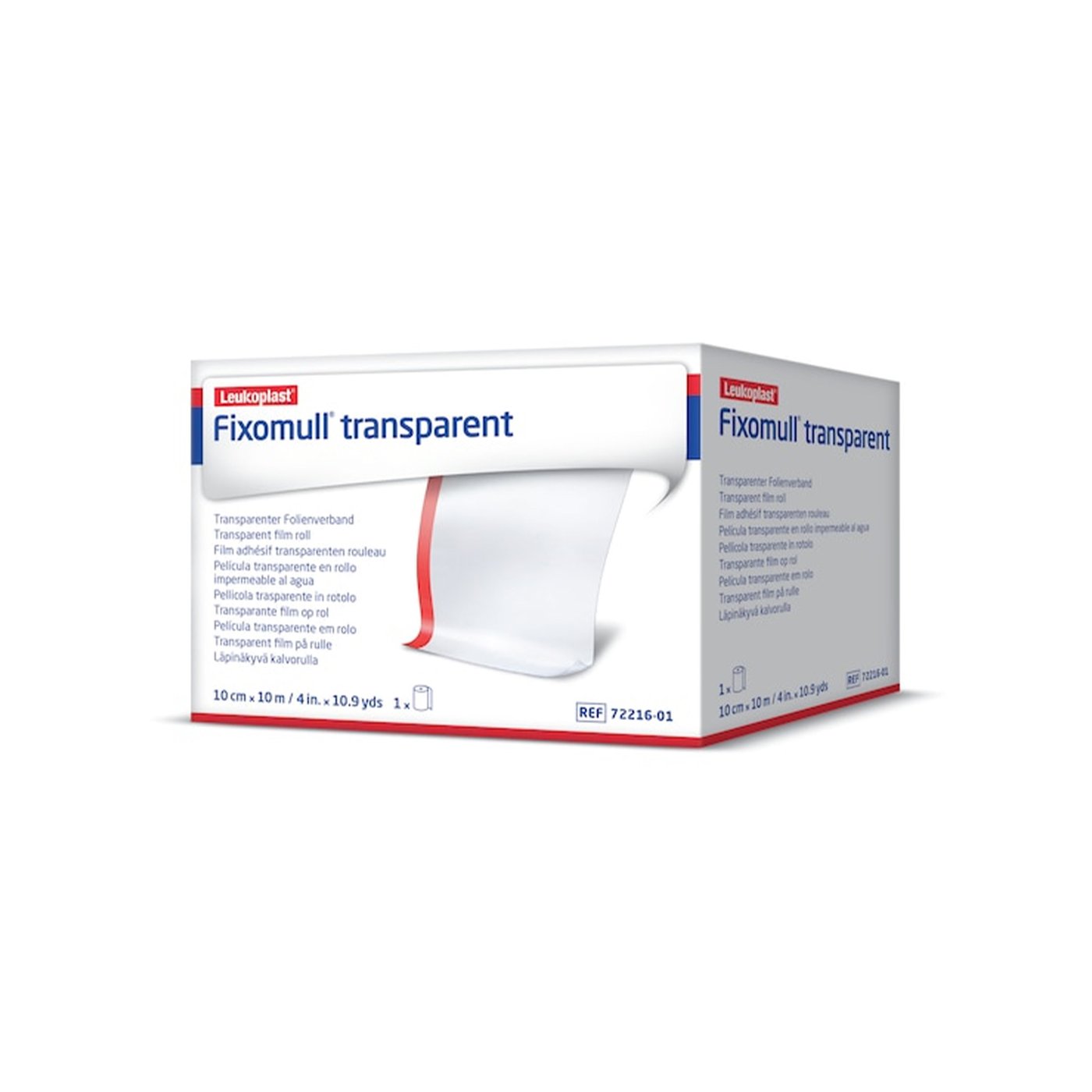 Gallery Image of Essity Fixomull Transparent, wasserdichte Verbandfixierung, transparente Wundkontrolle, atmungsaktiv, hautfreundlich