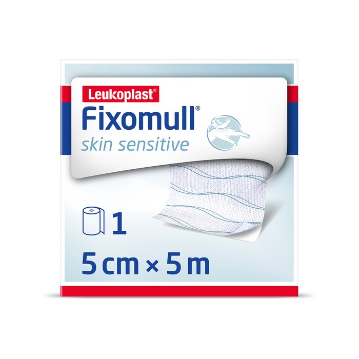 Product Image of Essity Fixiervlies Fixomull Skin Sensitive, Wundpflaster für empfindliche Haut, hypoallergen, atmungsaktiv