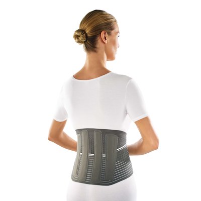 Produktbild für Lohmann Rauscher Rückenbandage Dorsafit Comfort, LWS-Orthese bei Rückenschmerzen, 4 Stabilisierungsstäbe, atmungsaktiv