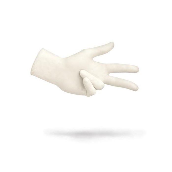 Product Image of Untersuchungshandschuhe Sentina Ambidextrous Latex beidseitig tragbar