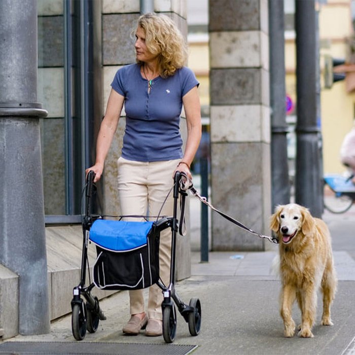 Product Image of Sunrise Medical Carbon-Rollator Gemino 30, ultraleichter Gehwagen Falt-Klick-System, stabil, Carbon