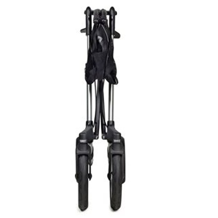 Product Image of Sunrise Medical Outdoor-Rollator Gemino 60, All-Terrain-Rollator für draußen, XXL-Räder, wetterfeste Tasche, Silbergrau
