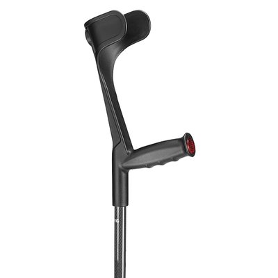 Gallery Image of Ossenberg Carbon-Gehstütze Klassiker, Unterarmgehstütze bis 140 kg, Softgriff, carbon-schwarz