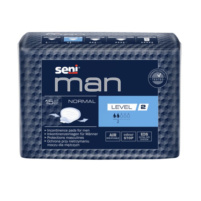 Product Image of Inkontinenzeinlagen Seni Man Normal seitlicher Auslaufschutz