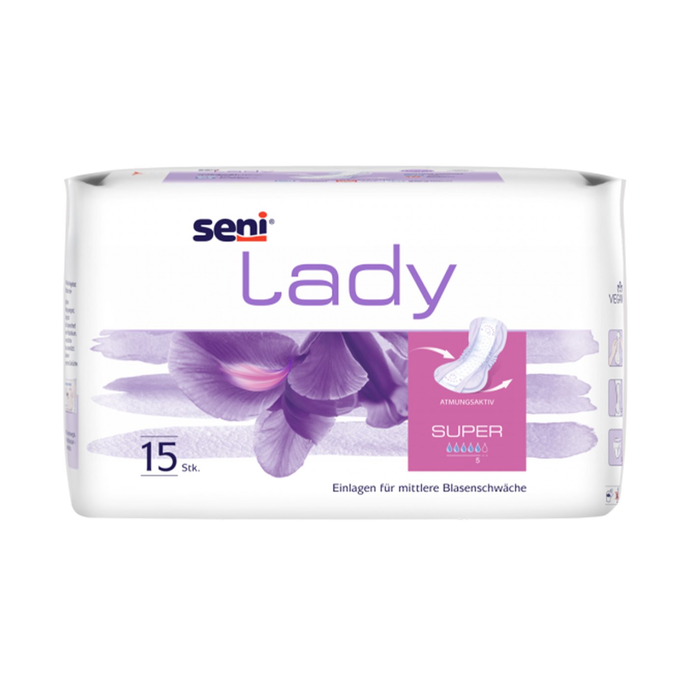 Gallery Image of Inkontinenzeinlagen Seni Lady Super starke Saugkraft