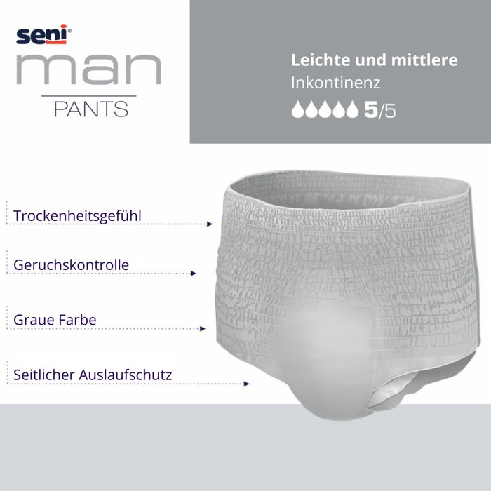 Gallery Image of Inkontinenzpants Seni Man Pants Medium Unterwäscheoptik