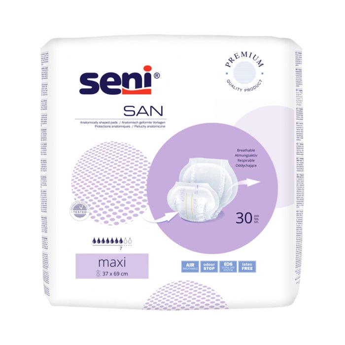 Bild von Inkontinenzvorlagen Seni San Maxi Extra maximale Saugkraft 10 Stk.