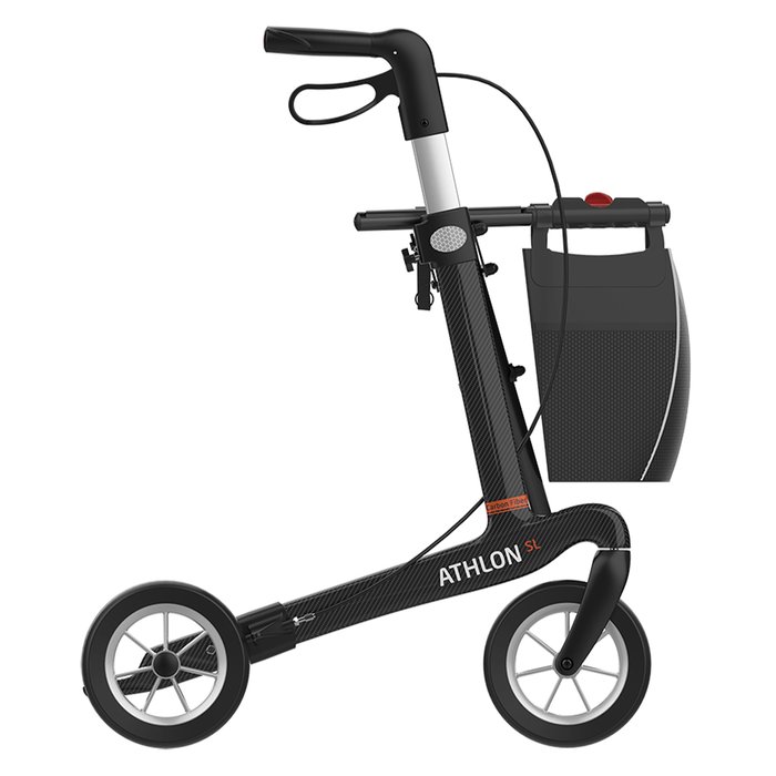 Gallery Image of Rehasense Carbon-Rollator Athlon SL, ultraleichter Gehwagen faltbar, höhenverstellbar, Soft-Räder